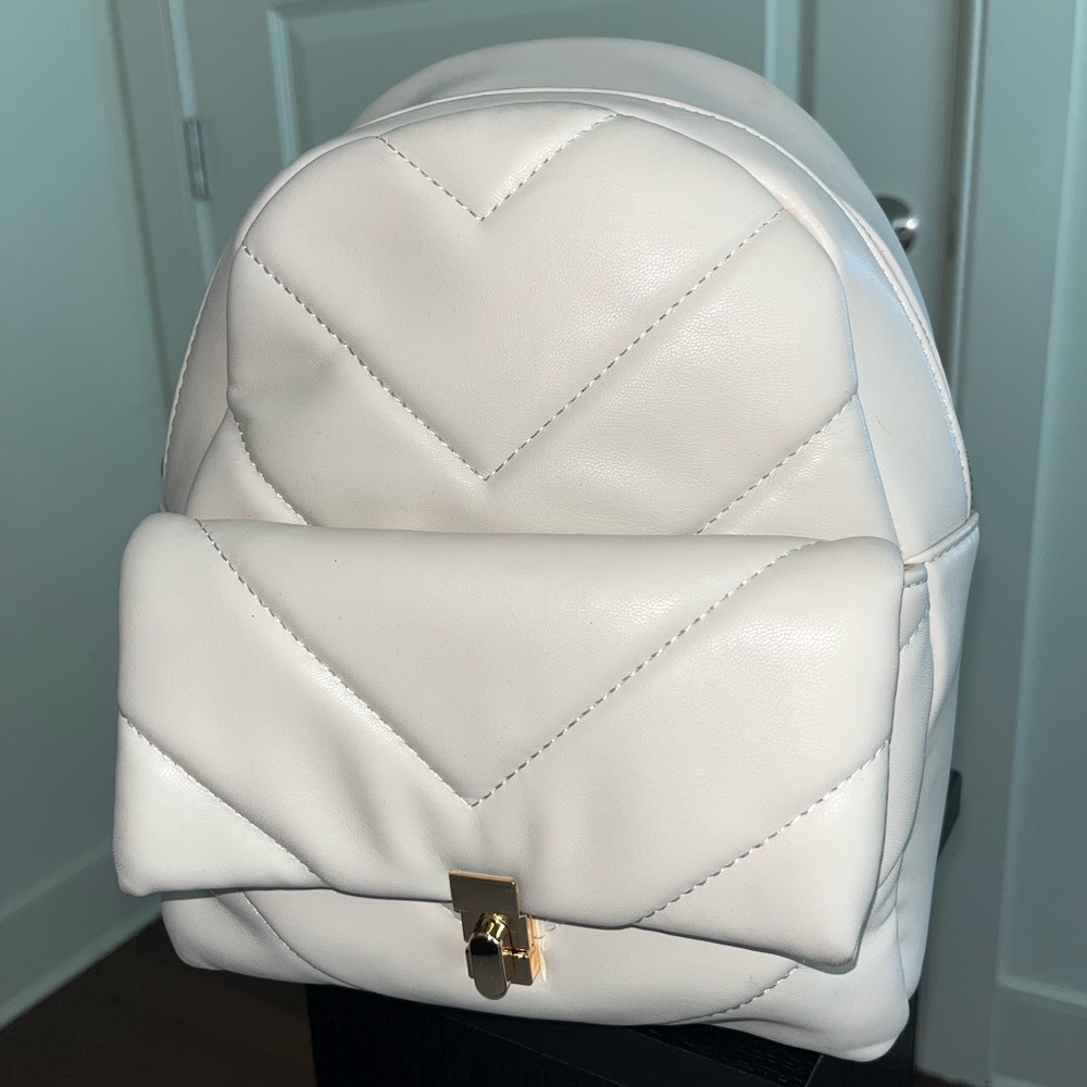 Cream Mini Backpack